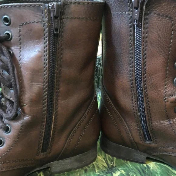 Steve Madden Dark Brown Troopa Boots Size 5 1/2 - Picture 9 of 14